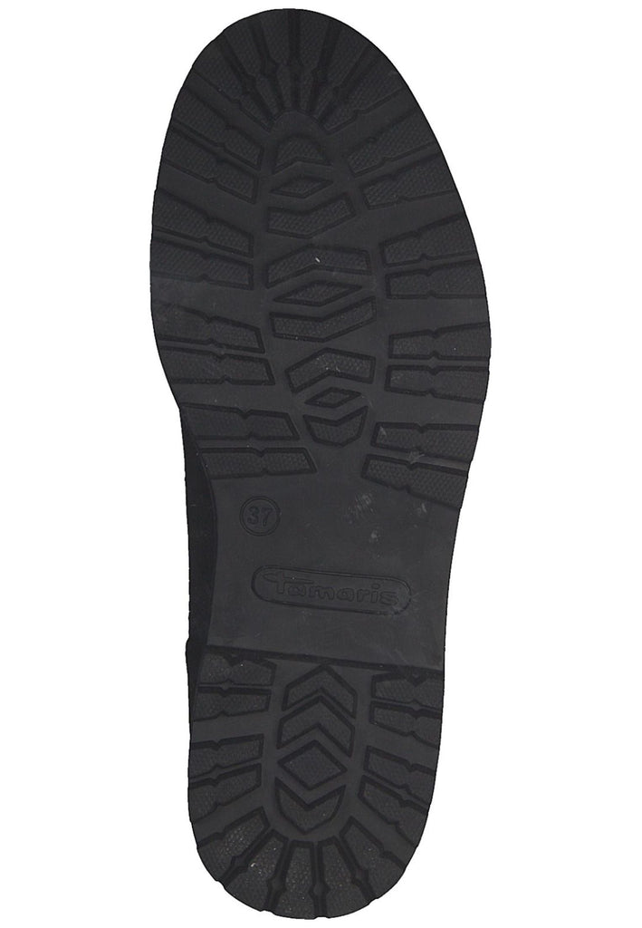 Tamaris Stiefelette Leder/Textil Schwarz