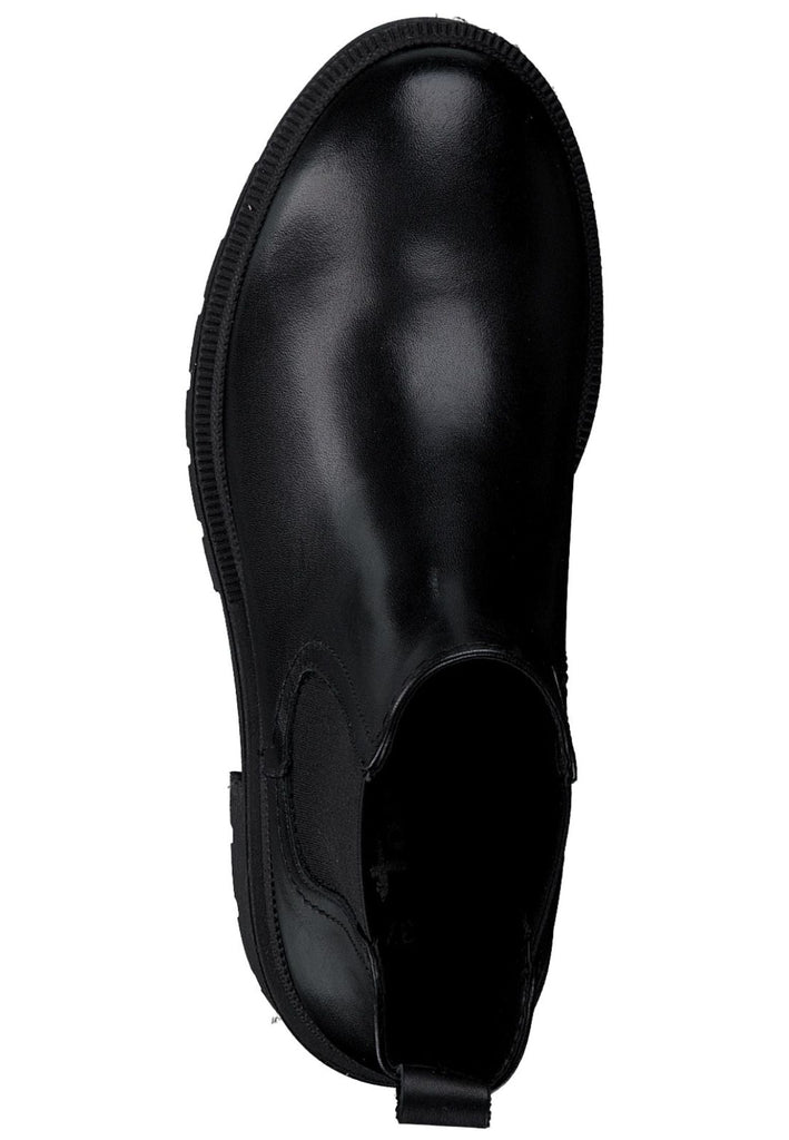 Tamaris Stiefelette Leder/Textil Schwarz
