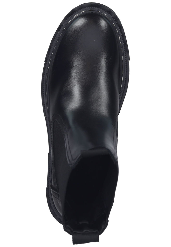 Tamaris Stiefelette Leder/Textil Schwarz