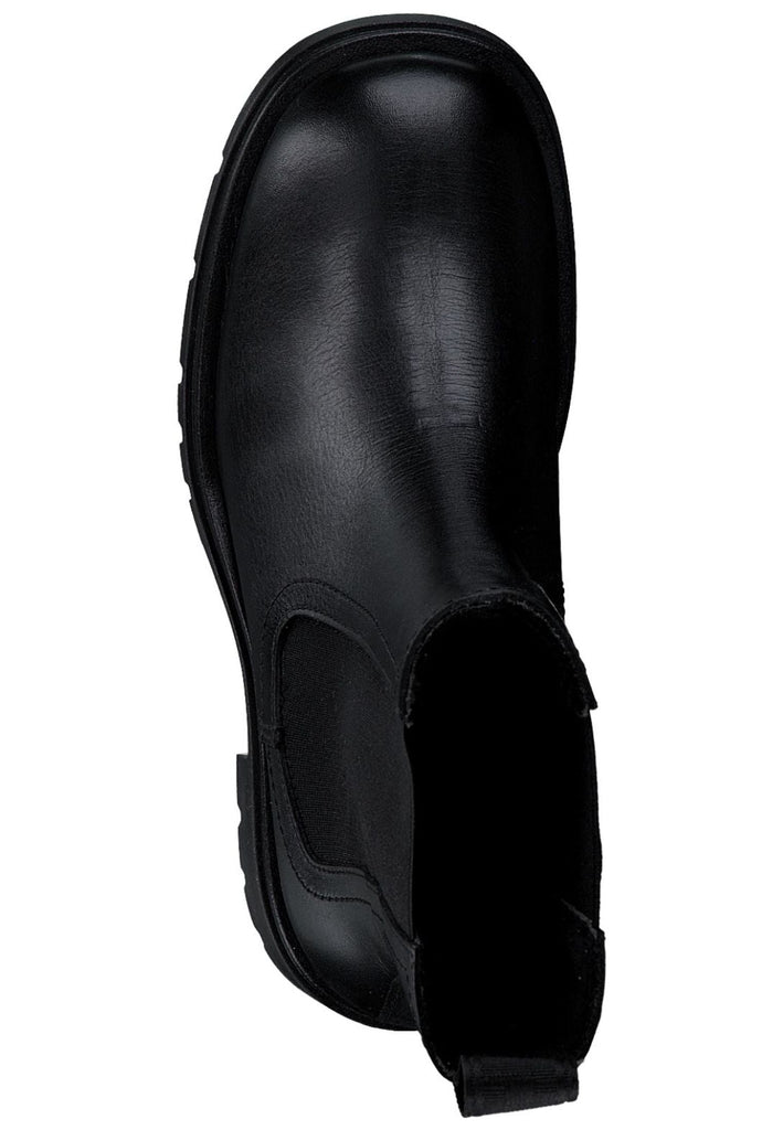 Tamaris Stiefelette Leder/Textil Schwarz