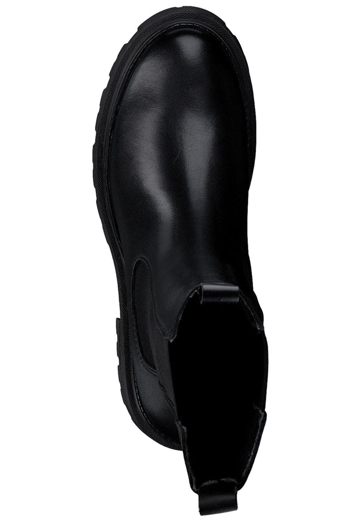 Tamaris Stiefelette Leder/Textil Schwarz