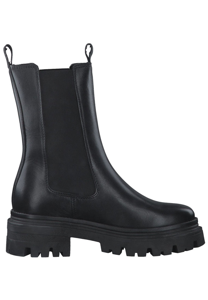 Tamaris Stiefelette Leder/Textil Schwarz