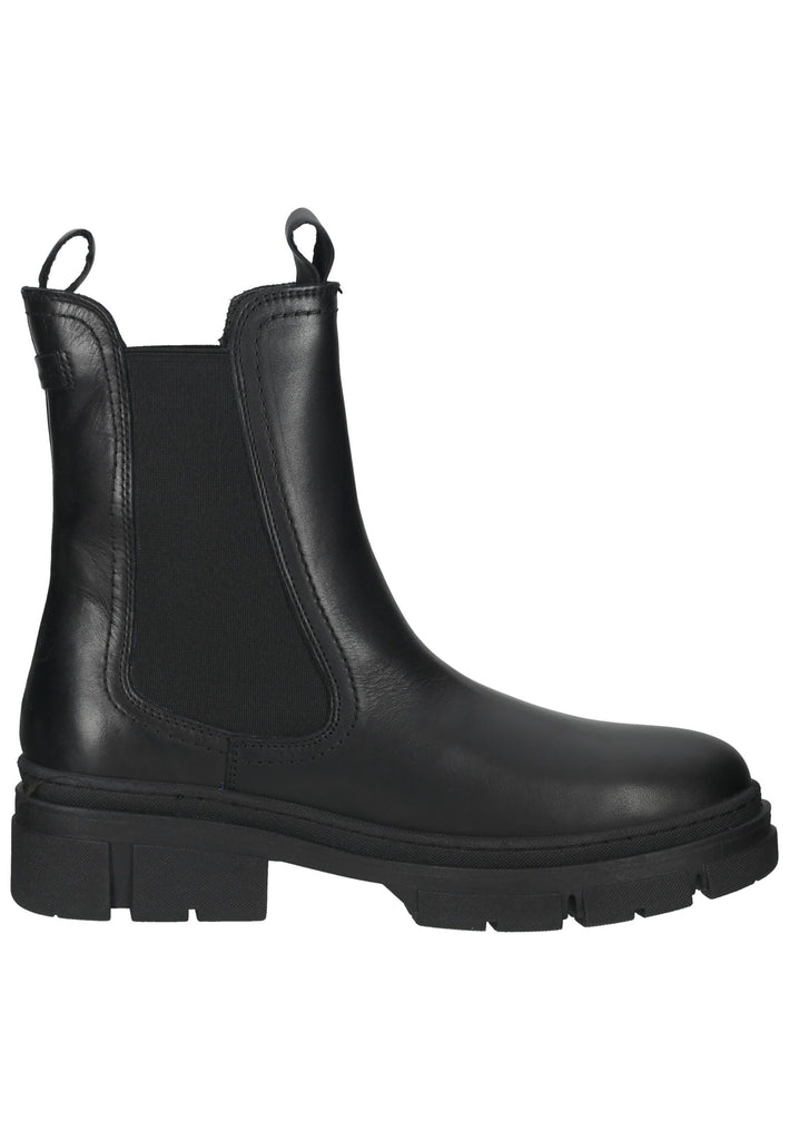 Tamaris Stiefelette Leder/Textil Schwarz