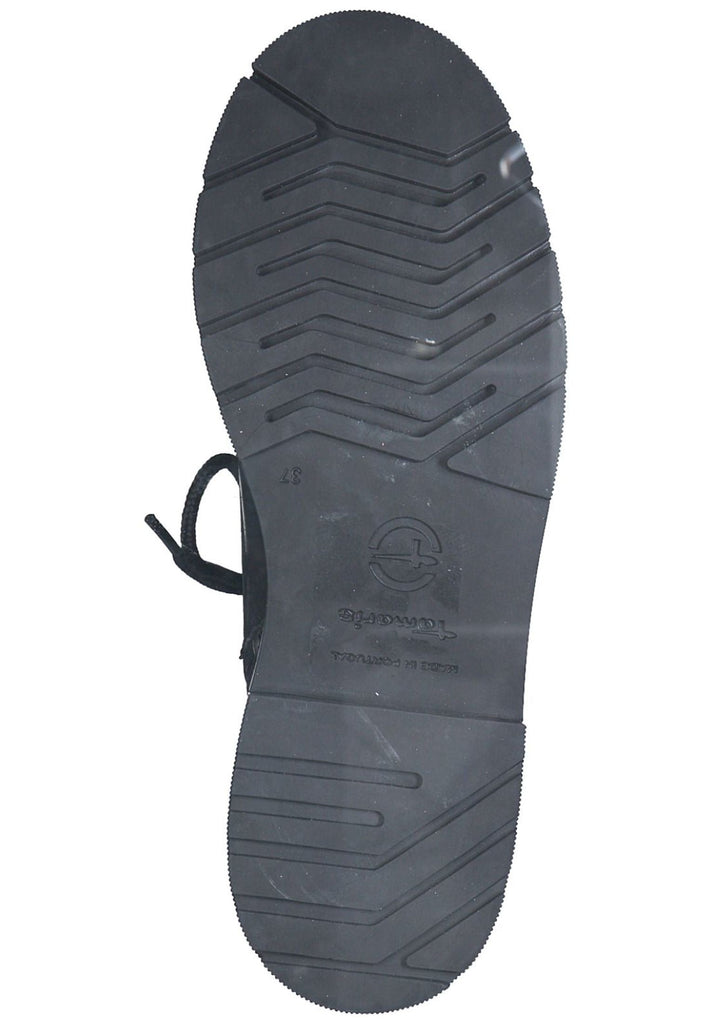 Tamaris Stiefelette Leder/Textil Schwarz