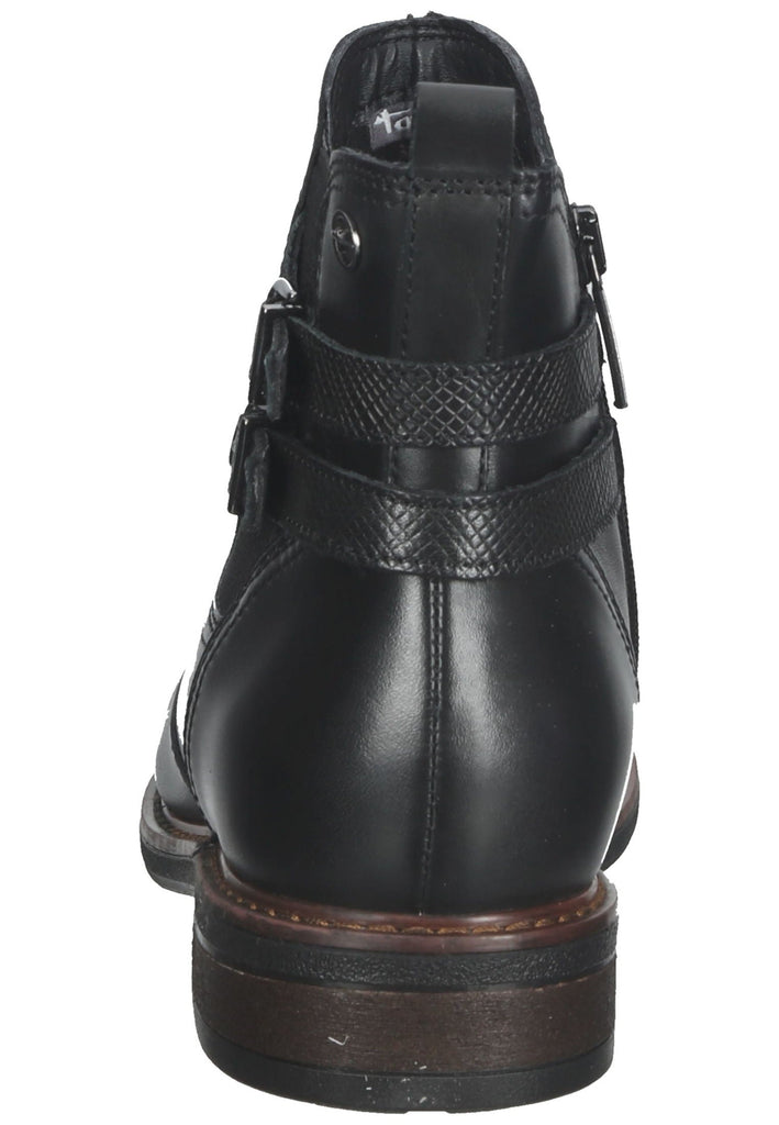 Tamaris Stiefelette Leder/Textil Schwarz