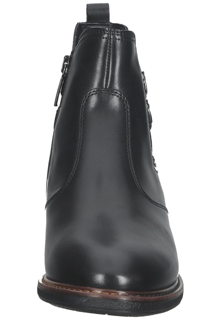 Tamaris Stiefelette Leder/Textil Schwarz