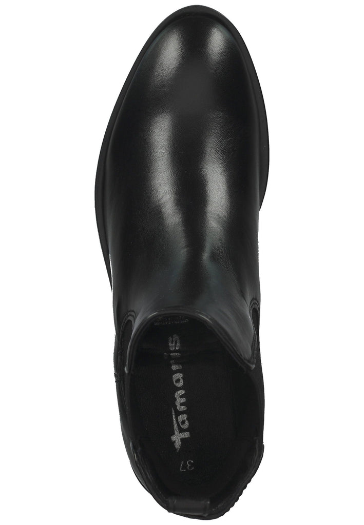 Tamaris Stiefelette Leder/Textil Schwarz