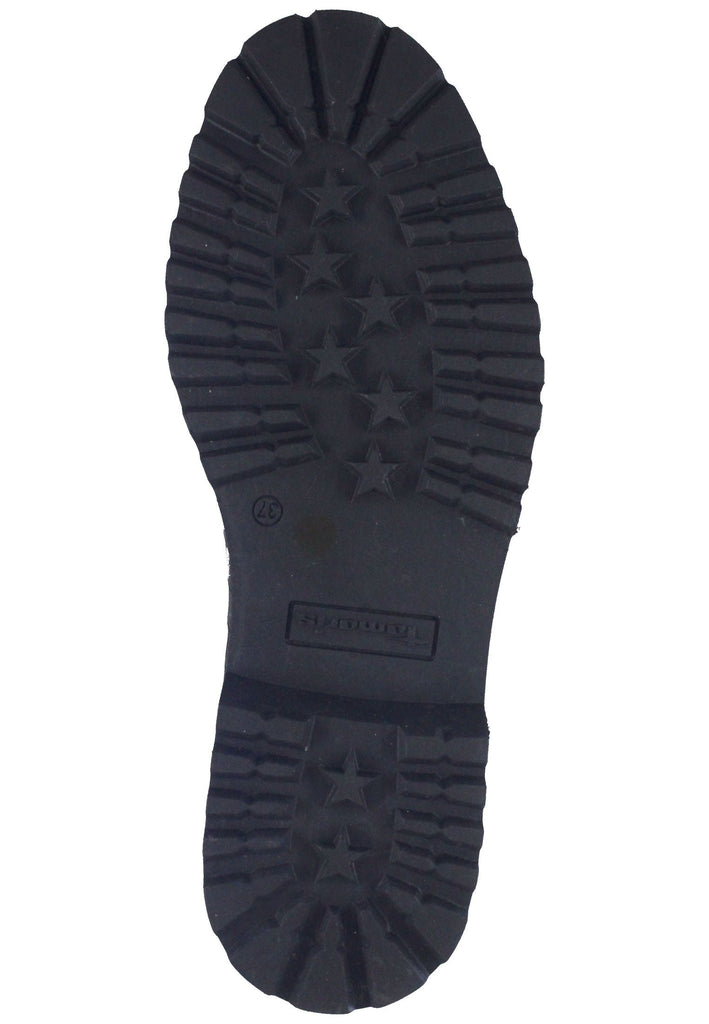 Tamaris Stiefelette Leder/Textil Schwarz