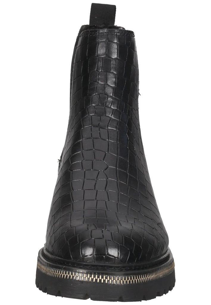 Tamaris Stiefelette Leder/Textil Schwarz