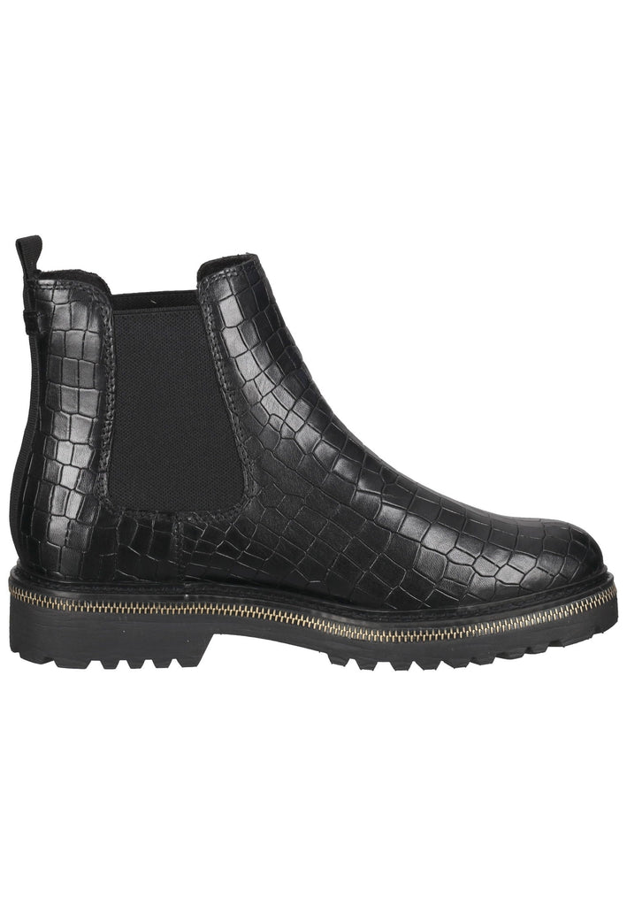 Tamaris Stiefelette Leder/Textil Schwarz