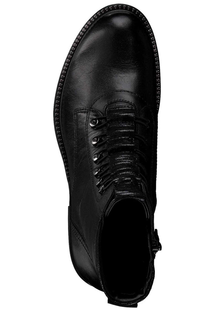 Tamaris Stiefelette Leder/Textil Schwarz