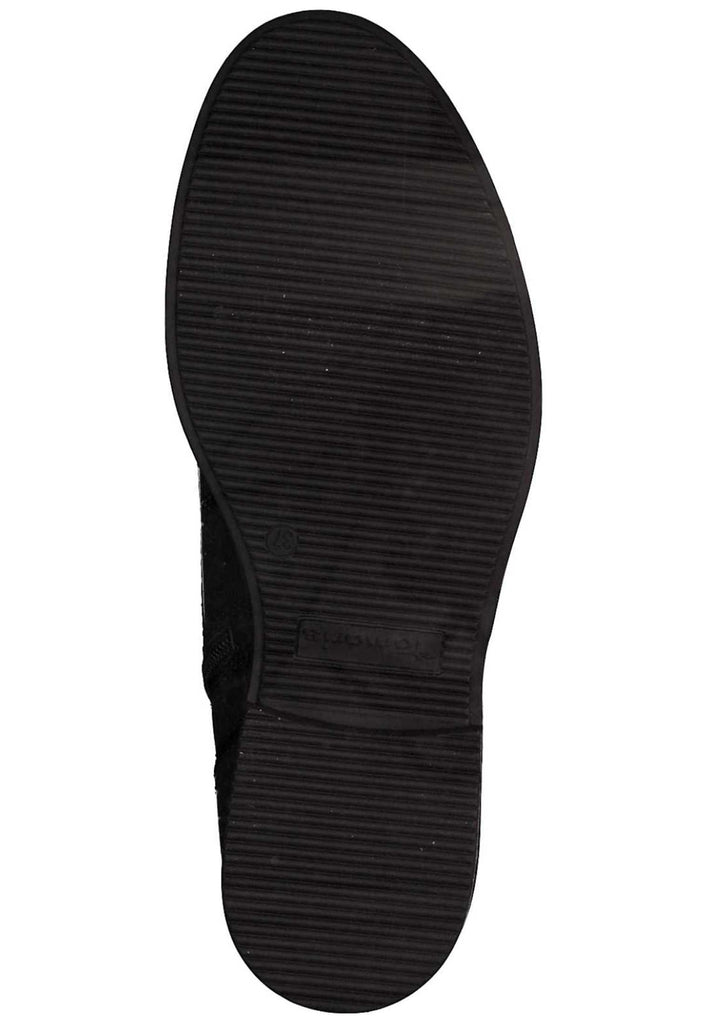 Tamaris Stiefelette Leder/Textil Schwarz