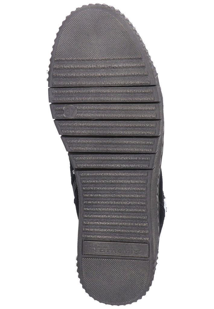 Tamaris Stiefelette Leder/Textil Schwarz