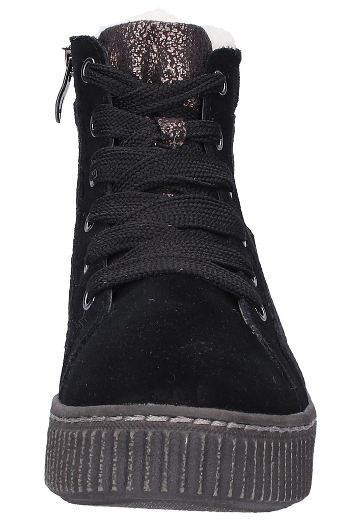 Tamaris Stiefelette Leder/Textil Schwarz