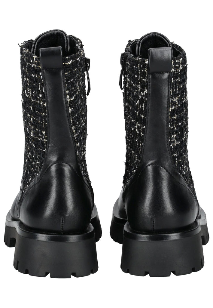 Tamaris Stiefelette Leder/Textil Schwarz