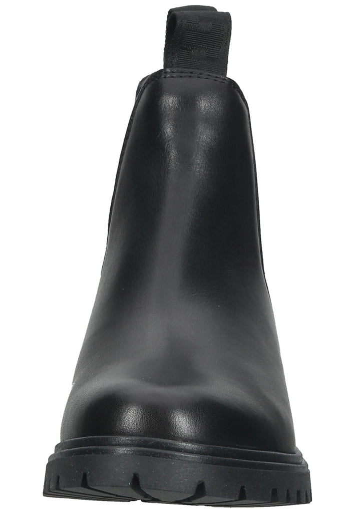 Tamaris Stiefelette Leder/Textil Schwarz/Blau