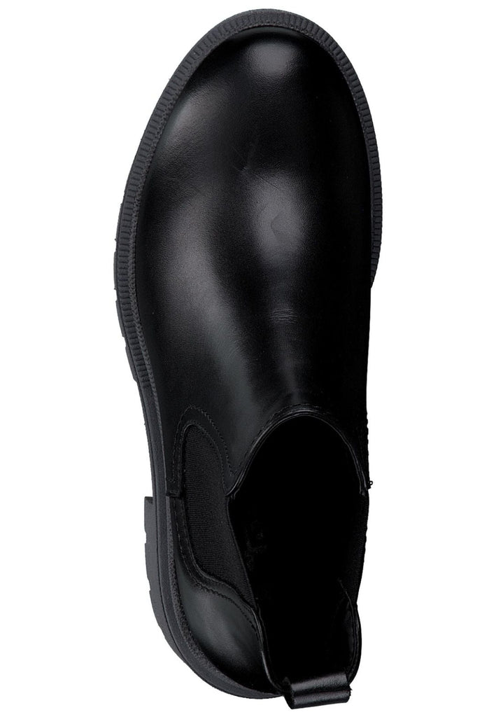 Tamaris Stiefelette Leder/Textil Schwarz/Grau