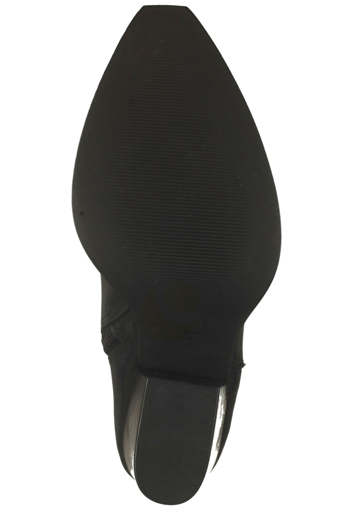 Tamaris Stiefelette Leder/Textil Schwarz Warmfutter