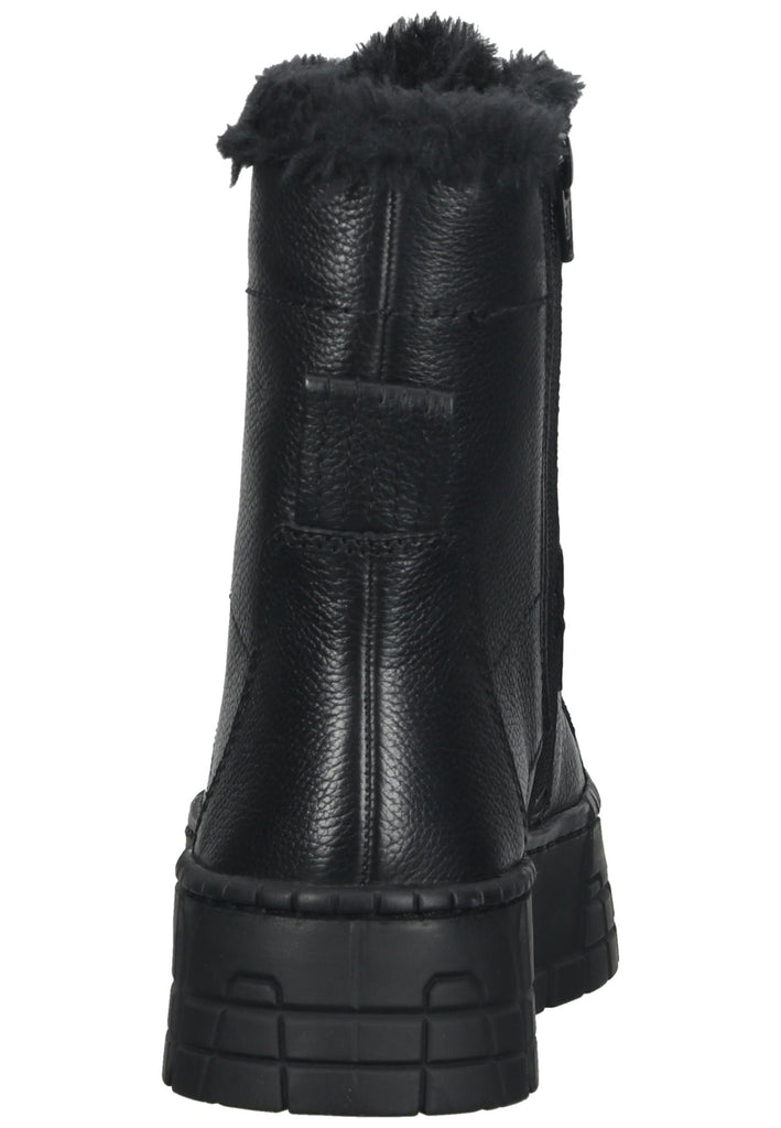 Tamaris Stiefelette Leder/Textil Schwarz Warmfutter