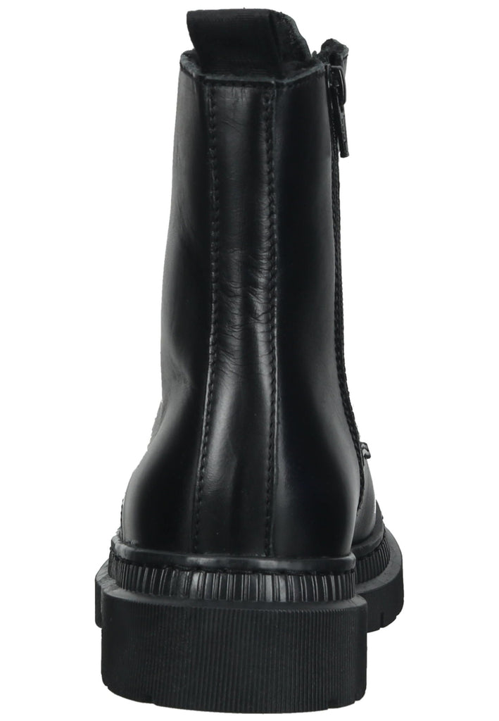 Tamaris Stiefelette Leder/Textil Schwarz Warmfutter