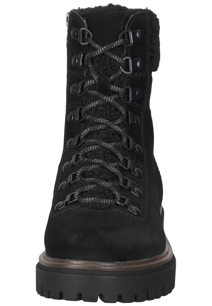 Tamaris Stiefelette Leder/Textil Schwarz Warmfutter