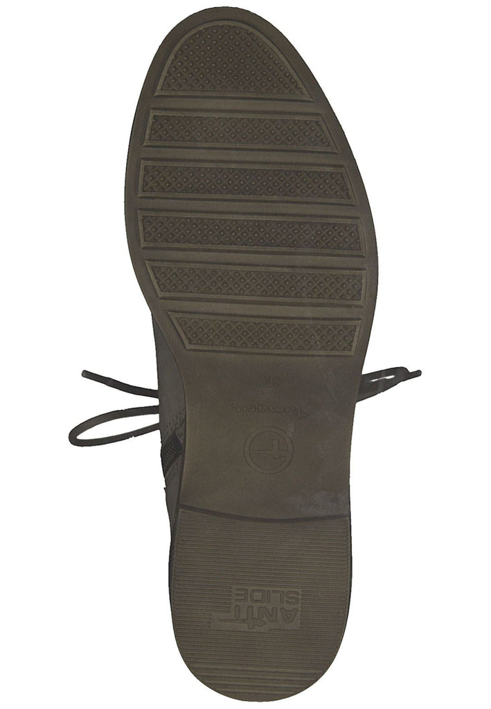 Tamaris Stiefelette Leder/Textil Taupe