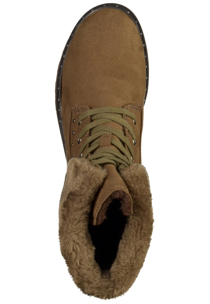 Tamaris Stiefelette Lederimitat Braun
