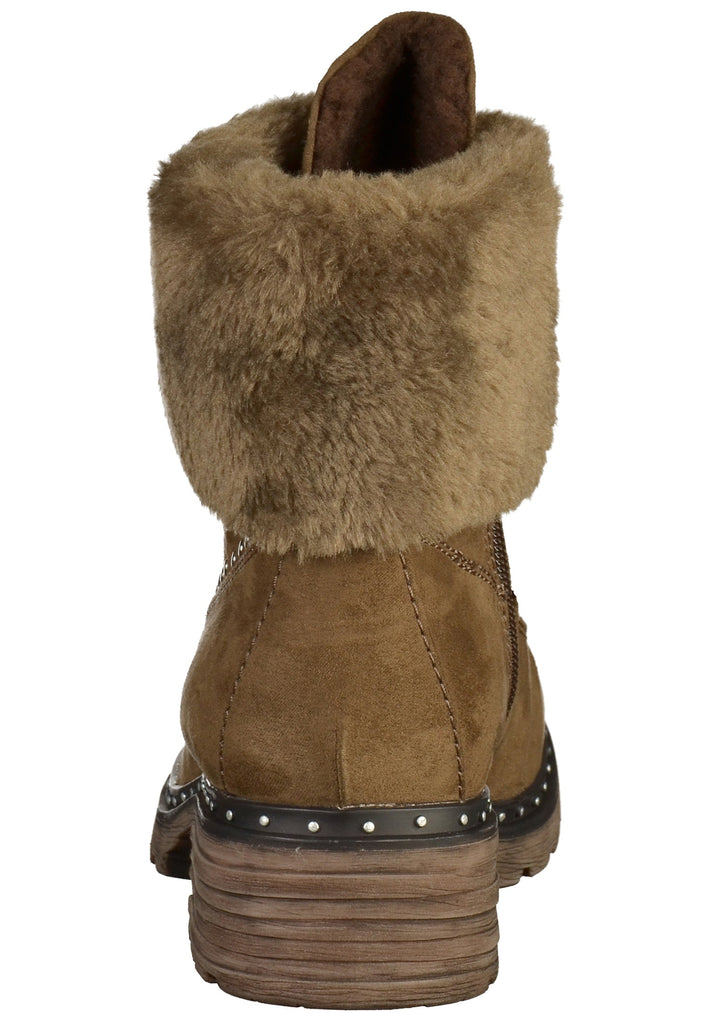 Tamaris Stiefelette Lederimitat Braun