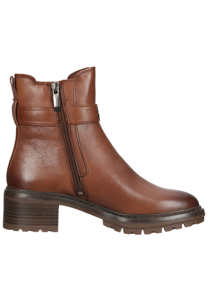 Tamaris Stiefelette Lederimitat Cognac