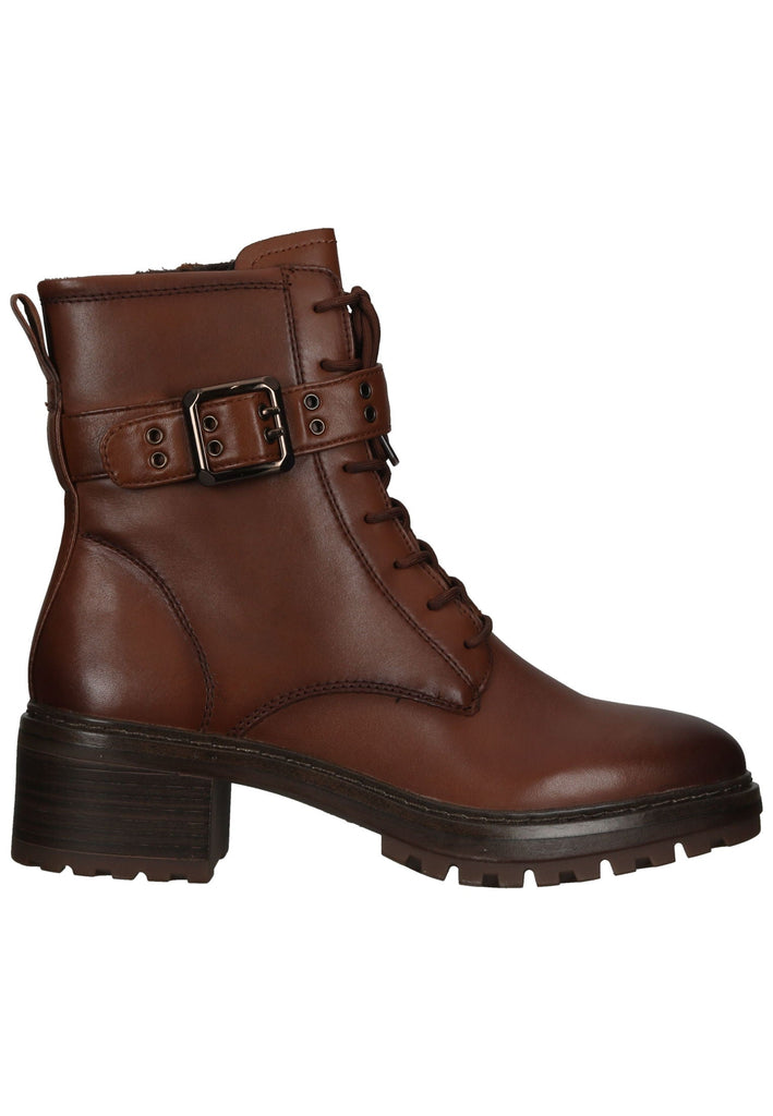 Tamaris Stiefelette Lederimitat Cognac
