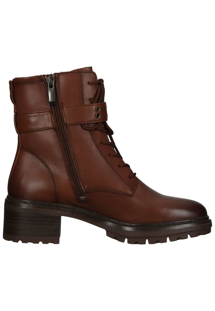 Tamaris Stiefelette Lederimitat Cognac