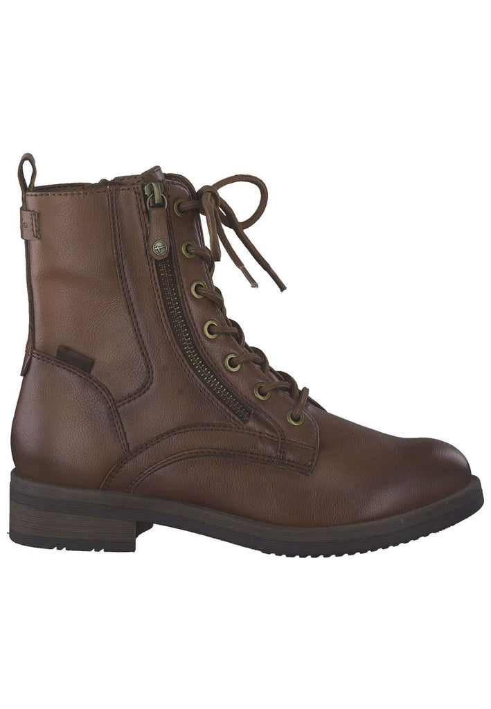 Tamaris Stiefelette Lederimitat Cognac