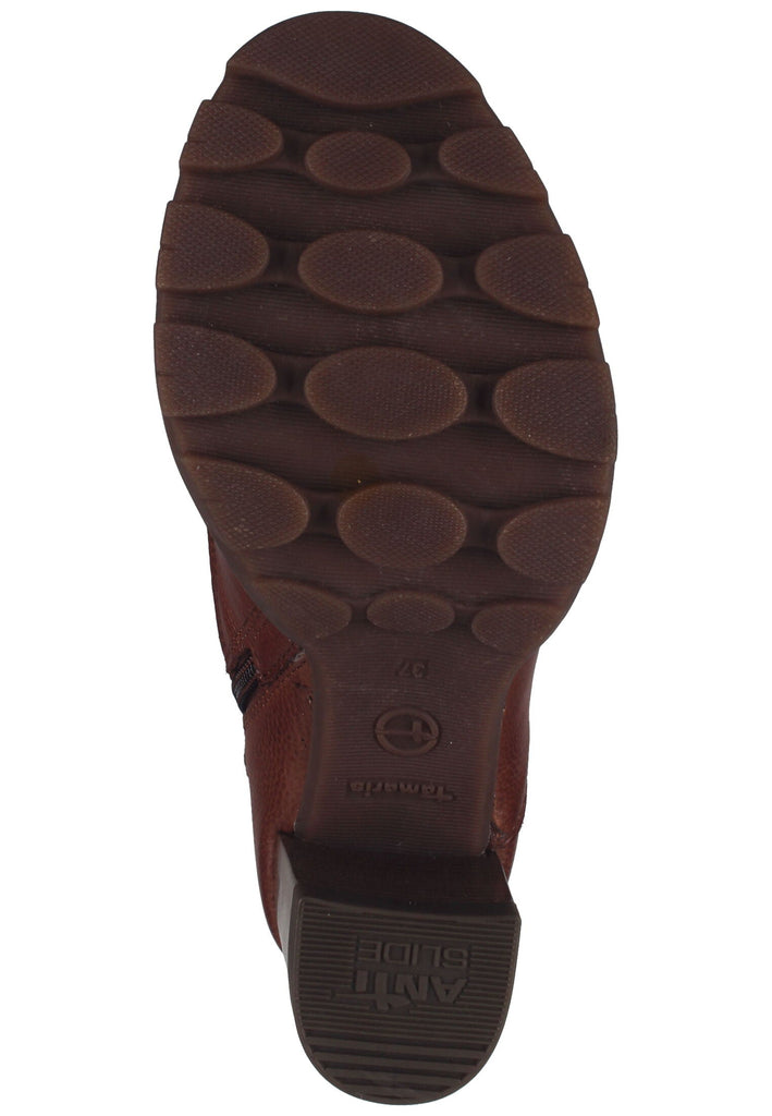 Tamaris Stiefelette Lederimitat Cognac