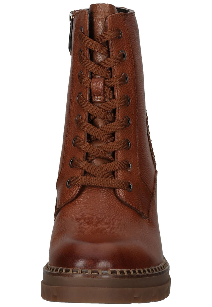 Tamaris Stiefelette Lederimitat Cognac