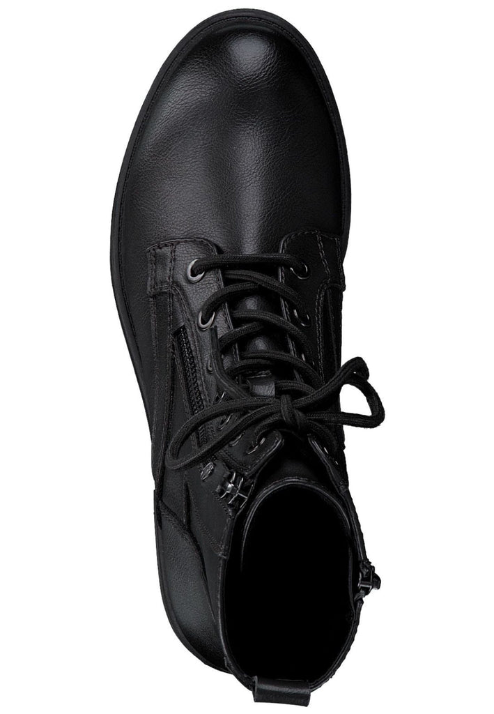 Tamaris Stiefelette Lederimitat Dunkelgrau