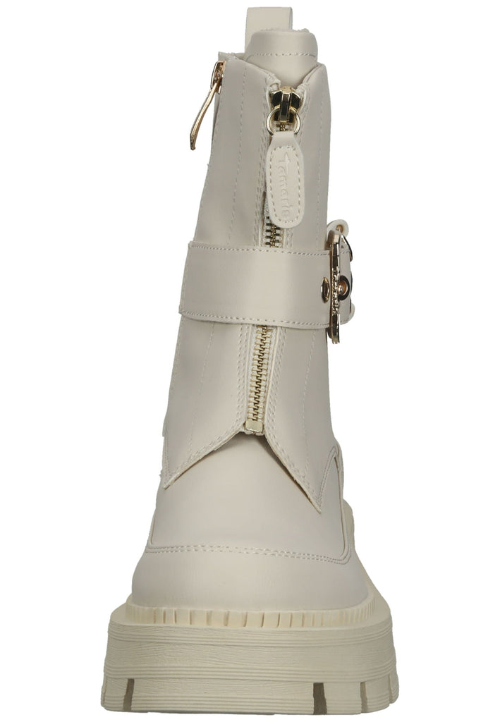 Tamaris Stiefelette Lederimitat Ivory