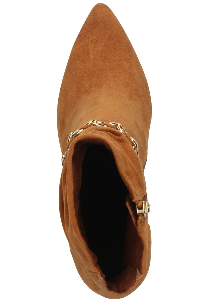 Tamaris Stiefelette Lederimitat Nussbraun