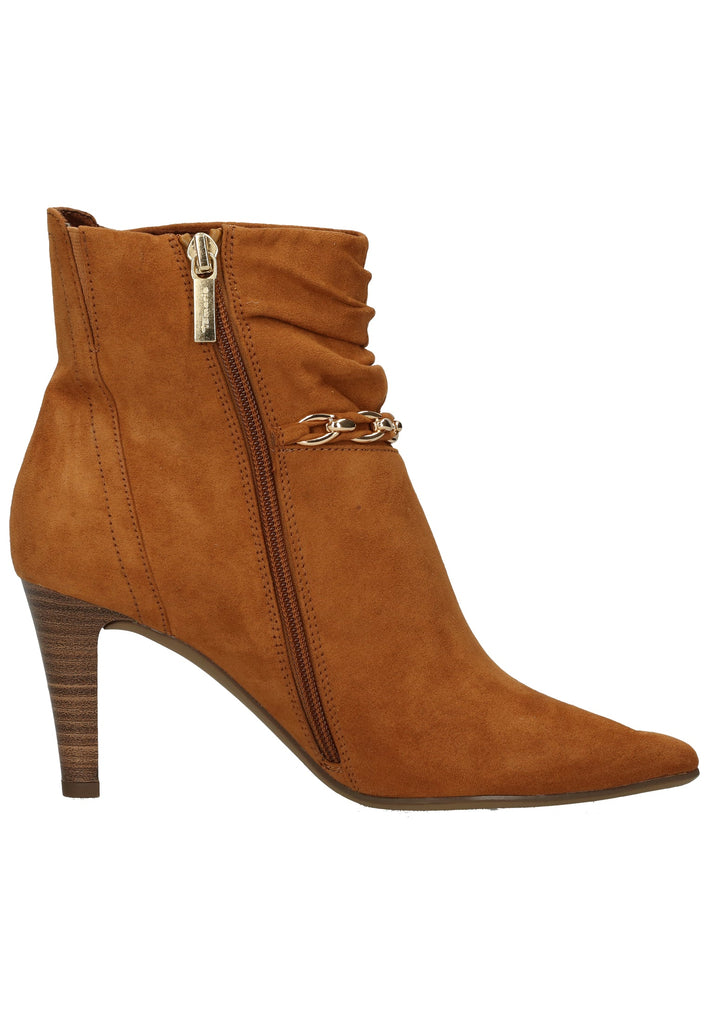Tamaris Stiefelette Lederimitat Nussbraun