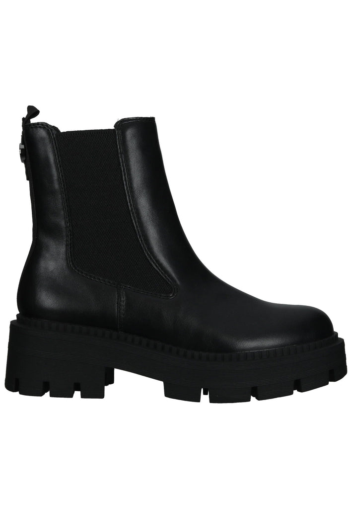 Tamaris Stiefelette Lederimitat Schwarz
