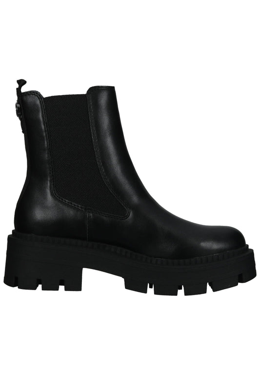 Tamaris Stiefelette Lederimitat Schwarz