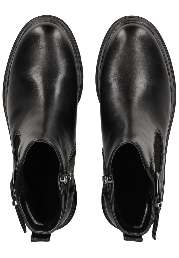 Tamaris Stiefelette Lederimitat Schwarz