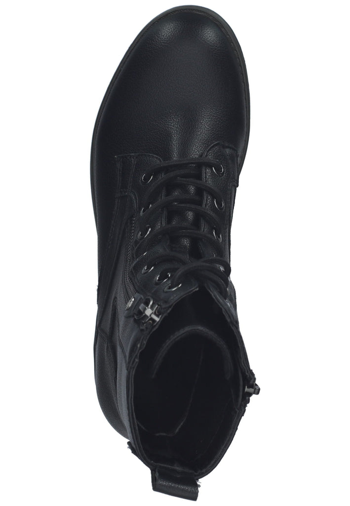 Tamaris Stiefelette Lederimitat Schwarz