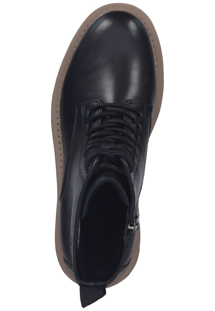 Tamaris Stiefelette Lederimitat Schwarz