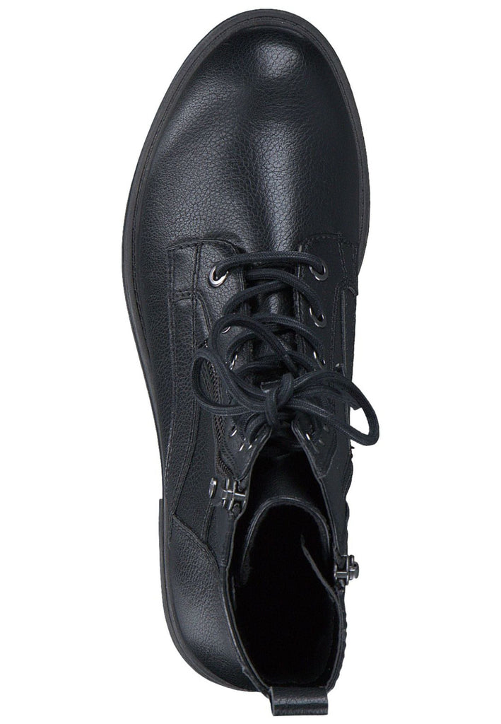 Tamaris Stiefelette Lederimitat Schwarz