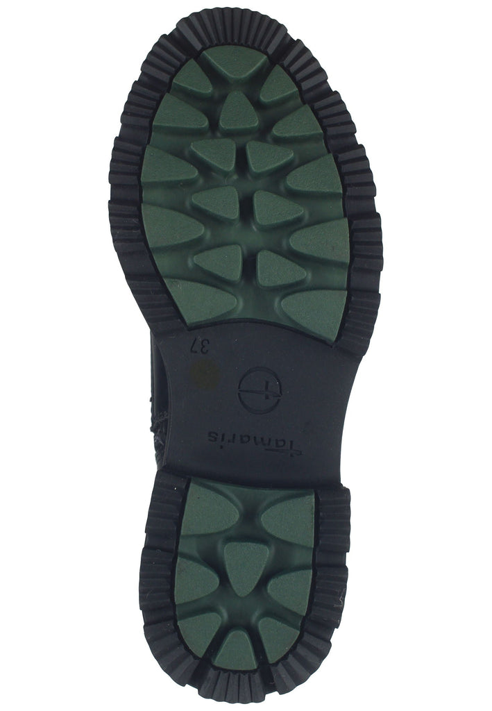 Tamaris Stiefelette Lederimitat Schwarz