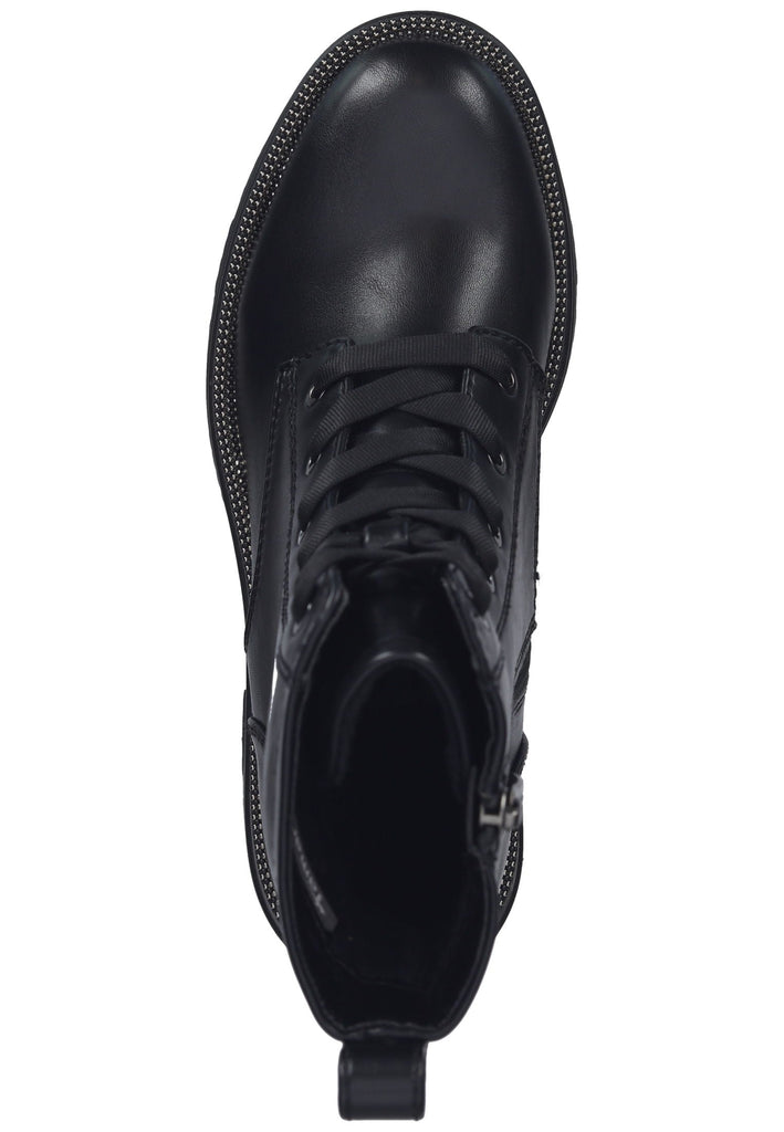 Tamaris Stiefelette Lederimitat Schwarz