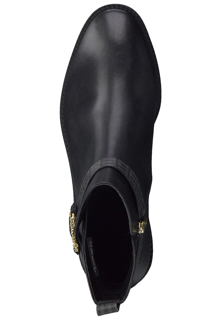 Tamaris Stiefelette Lederimitat Schwarz