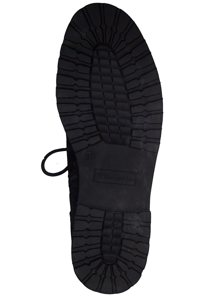 Tamaris Stiefelette Lederimitat Schwarz