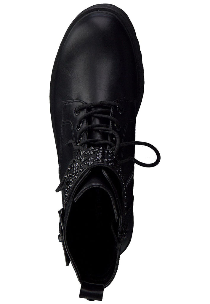 Tamaris Stiefelette Lederimitat Schwarz