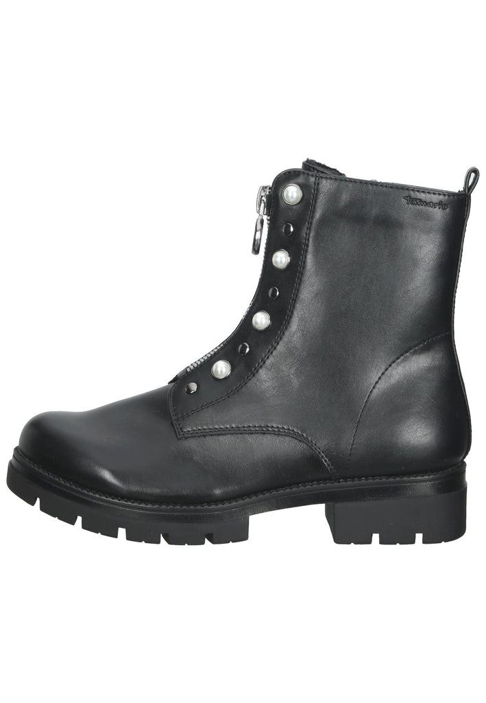 Tamaris Stiefelette Lederimitat Schwarz
